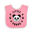 thumbnail image 1 of Inktastic Little Panda Boys or Girls Baby Bib, 1 of 4