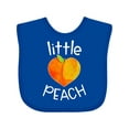 thumbnail image 1 of Inktastic Little Peach Cute Heart Shaped Peach Boys or Girls Baby Bib, 1 of 4