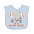 thumbnail image 1 of Inktastic Little Peanut Cute Baby Elephant Boys or Girls Baby Bib, 1 of 4