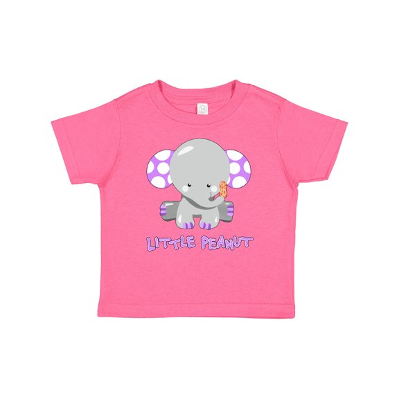 Inktastic Little Peanut Cute Baby Elephant Boys or Girls Baby T-Shirt