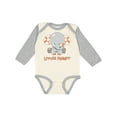 thumbnail image 1 of Inktastic Little Peanut Cute Baby Elephant Boys or Girls Long Sleeve Baby Bodysuit, 1 of 5