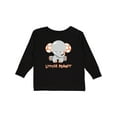 thumbnail image 1 of Inktastic Little Peanut Cute Baby Elephant Boys or Girls Long Sleeve Toddler T-Shirt, 1 of 5