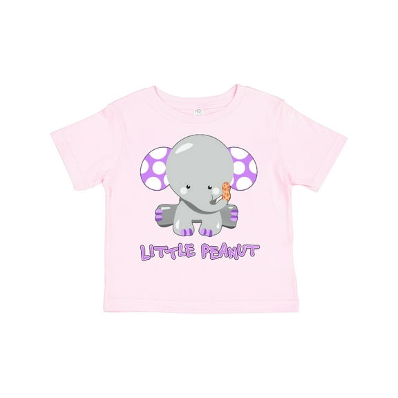 Inktastic Little Peanut- Cute Baby Elephant Boys or Girls Toddler T-Shirt