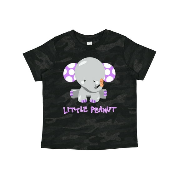 Inktastic Little Peanut- Cute Baby Elephant Boys or Girls Toddler T-Shirt
