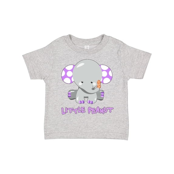 Inktastic Little Peanut- Cute Baby Elephant Boys or Girls Toddler T-Shirt