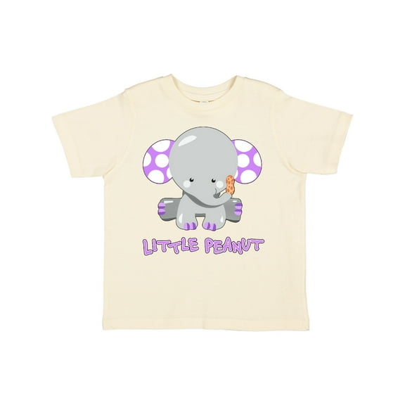 Inktastic Little Peanut- Cute Baby Elephant Boys or Girls Toddler T-Shirt