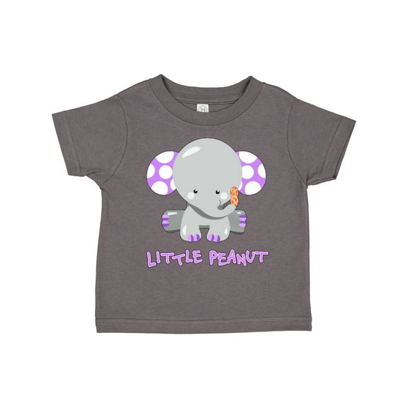 Inktastic Little Peanut- Cute Baby Elephant Boys or Girls Toddler T-Shirt