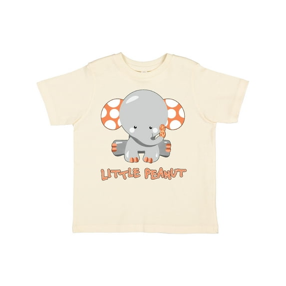 Inktastic Little Peanut cute baby elephant Boys or Girls Toddler T-Shirt