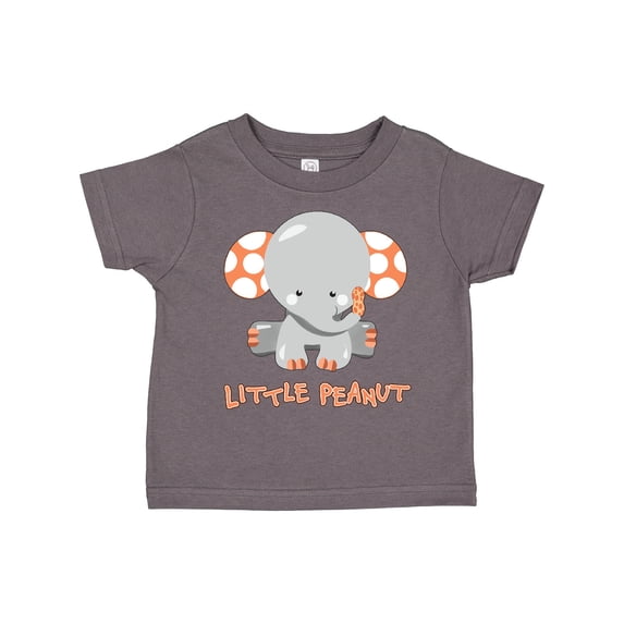 Inktastic Little Peanut cute baby elephant Boys or Girls Toddler T-Shirt