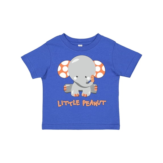 Inktastic Little Peanut cute baby elephant Boys or Girls Toddler T-Shirt