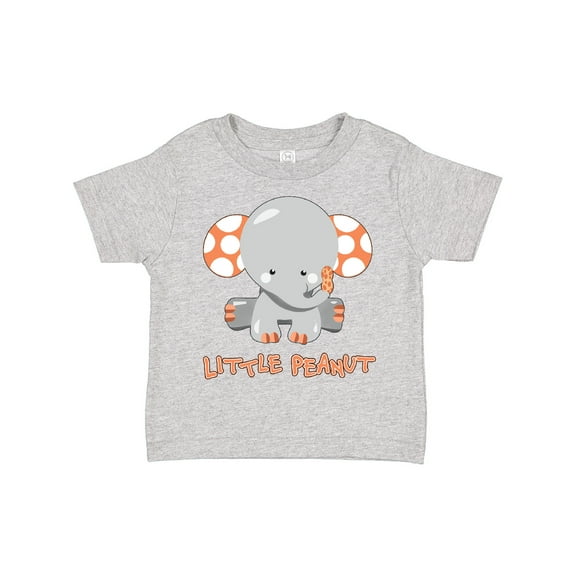 Inktastic Little Peanut cute baby elephant Boys or Girls Toddler T-Shirt