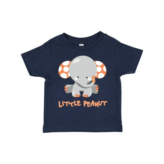 Inktastic Little Peanut cute baby elephant Boys or Girls Toddler T-Shirt
