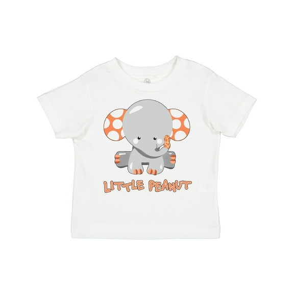 Inktastic Little Peanut cute baby elephant Boys or Girls Toddler T-Shirt