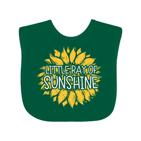 Inktastic Little Ray of Sunshine Boys or Girls Baby Bib