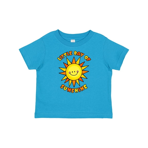 Inktastic Little Ray of Sunshine Cute Smiling Yellow and Orange Sun Boys or Girls Baby T-Shirt