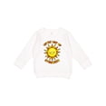 thumbnail image 1 of Inktastic Little Ray of Sunshine Cute Smiling Yellow and Orange Sun Toddler Sweatshirt, 1 of 4