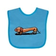 thumbnail image 1 of Inktastic Little Red Doxie Boys or Girls Baby Bib, 1 of 4