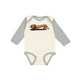 thumbnail image 1 of Inktastic Little Red Doxie Boys or Girls Long Sleeve Baby Bodysuit, 1 of 5