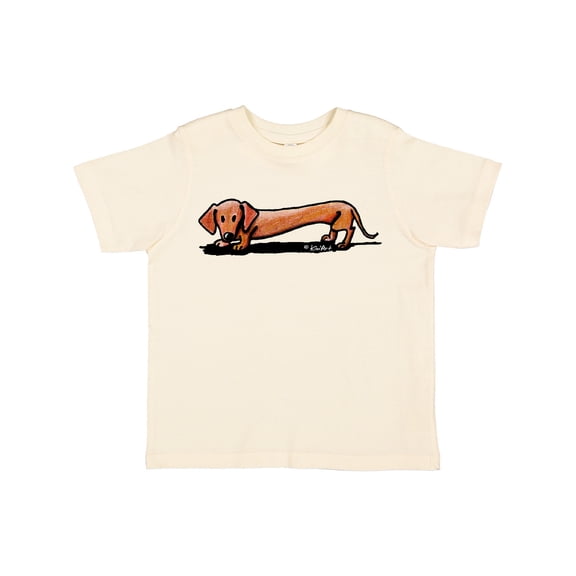 Inktastic Little Red Doxie Boys or Girls Toddler T-Shirt