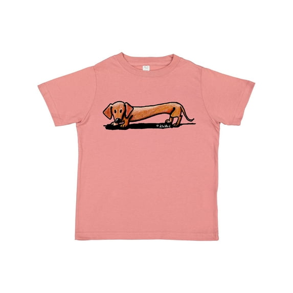 Inktastic Little Red Doxie Boys or Girls Toddler T-Shirt