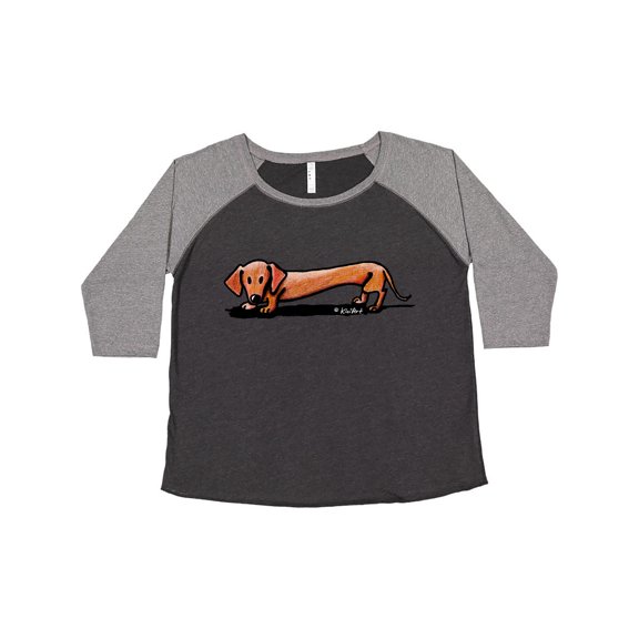 Inktastic Little Red Doxie Women's Plus Size T-Shirt