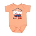 thumbnail image 1 of Inktastic Little Sailboat 1st Birthday Boys Baby Bodysuit, 1 of 5