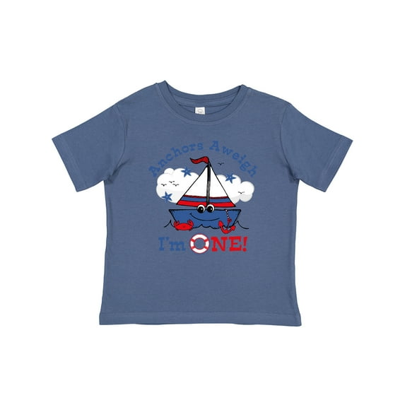 Inktastic Little Sailboat 1st Birthday Boys Baby T-Shirt