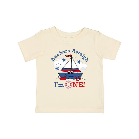 Inktastic Little Sailboat 1st Birthday Boys Baby T-Shirt