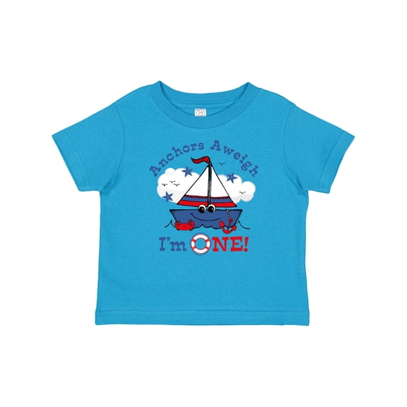 Inktastic Little Sailboat 1st Birthday Boys Baby T-Shirt