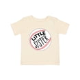 thumbnail image 1 of Inktastic Little Sister Baseball Girls Baby T-Shirt, 1 of 5