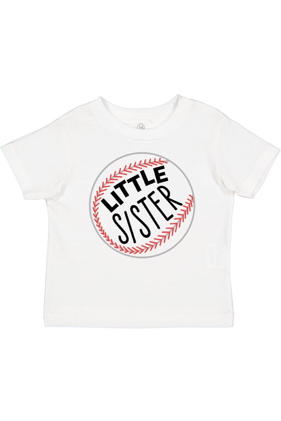 Little Sister Baseball Girls Baby T-Shirt