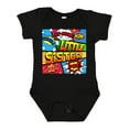 thumbnail image 1 of Inktastic Little Sister Comic Book Girls Baby Bodysuit, 1 of 5