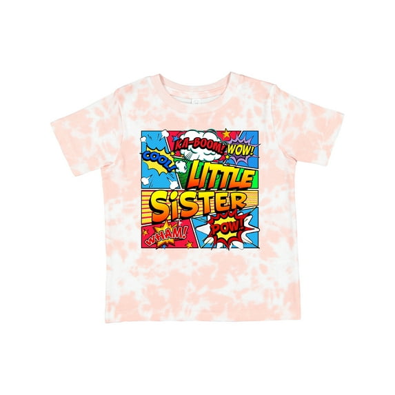 Inktastic Little Sister Comic Book Girls Toddler T-Shirt