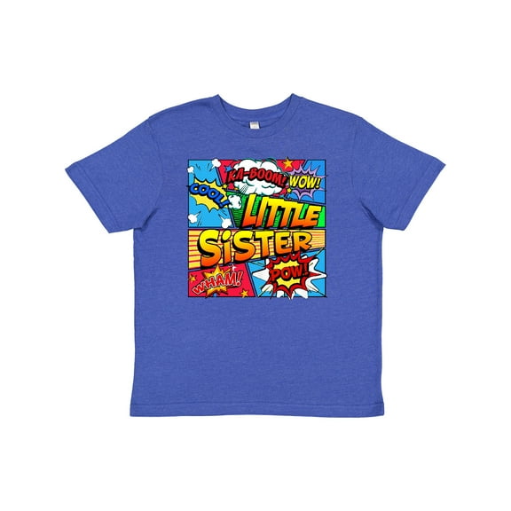 Inktastic Little Sister Comic Book Youth T-Shirt
