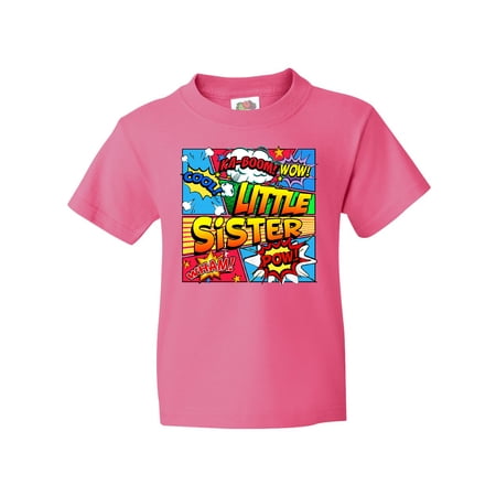 Inktastic Little Sister Comic Book Youth T-Shirt