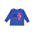 thumbnail image 1 of Inktastic Little Sister Cute Purple Dragon Girls Long Sleeve Toddler T-Shirt, 1 of 5