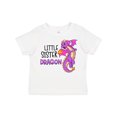 thumbnail image 1 of Inktastic Little Sister Cute Purple Dragon Girls Toddler T-Shirt, 1 of 5