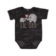 thumbnail image 1 of Inktastic Little Sister Elephant Girls Baby Bodysuit, 1 of 5