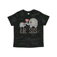 thumbnail image 1 of Inktastic Little Sister Elephant Girls Toddler T-Shirt, 1 of 5