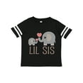 thumbnail image 1 of Inktastic Little Sister Elephant Girls Toddler T-Shirt, 1 of 5