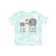 thumbnail image 1 of Inktastic Little Sister Elephant Girls Toddler T-Shirt, 1 of 5