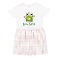 thumbnail image 1 of Inktastic Little Sister Frog Girls Toddler Dress, 1 of 5
