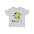 thumbnail image 1 of Inktastic Little Sister Frog Girls Toddler T-Shirt, 1 of 5