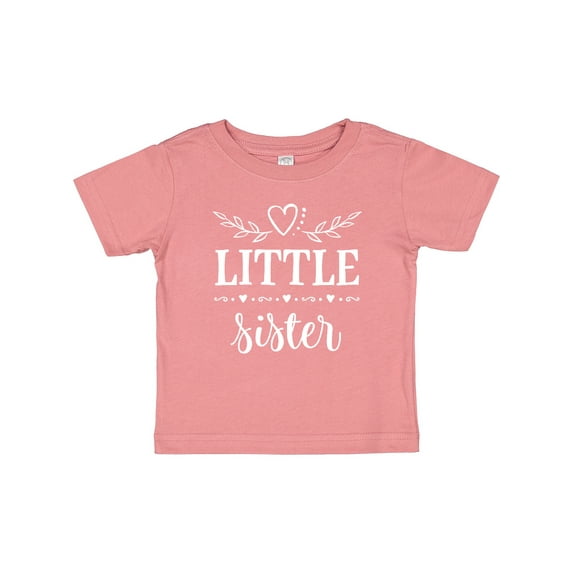 Inktastic Little Sister Gift Girls Baby T-Shirt