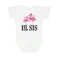 thumbnail image 1 of Inktastic Little Sister Girls Lil Sis Flamingo Girls Baby Bodysuit, 1 of 5