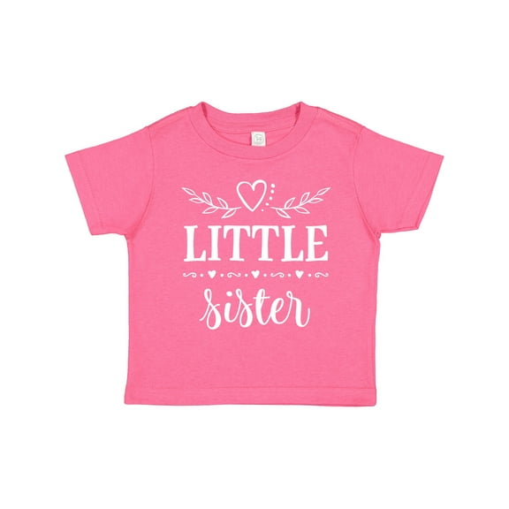 Inktastic Little Sister Girls Toddler T-Shirt