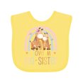 thumbnail image 1 of Inktastic Little Sister I Love My Big Sister Boys or Girls Baby Bib, 1 of 4