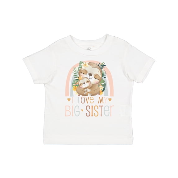 Inktastic Little Sister I Love My Big Sister Boys or Girls Toddler T-Shirt