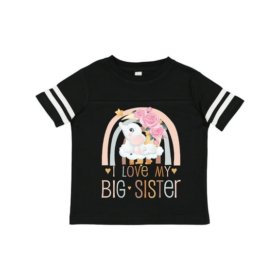 Inktastic Little Sister I Love My Big Sister Boys or Girls Toddler T-Shirt