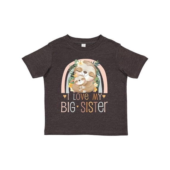 Inktastic Little Sister I Love My Big Sister Boys or Girls Toddler T-Shirt